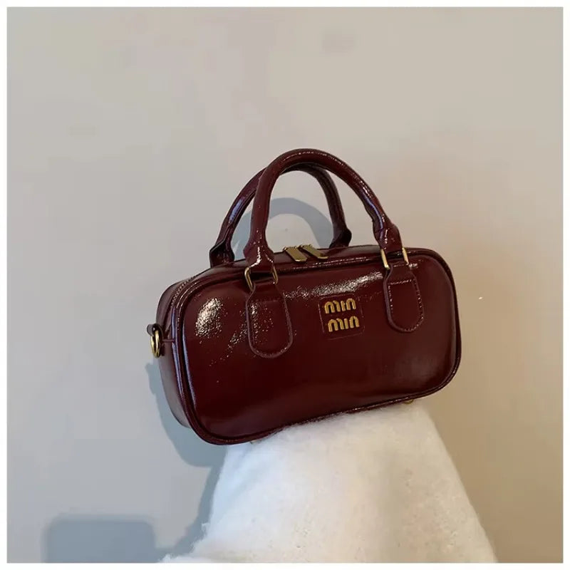 Large Capacity Crossbody Bags Pu Solid Color Zipper Casual Shoulder Bags on Sale 2025 Versatile Sewing Thread Women's Handbags - Youks store