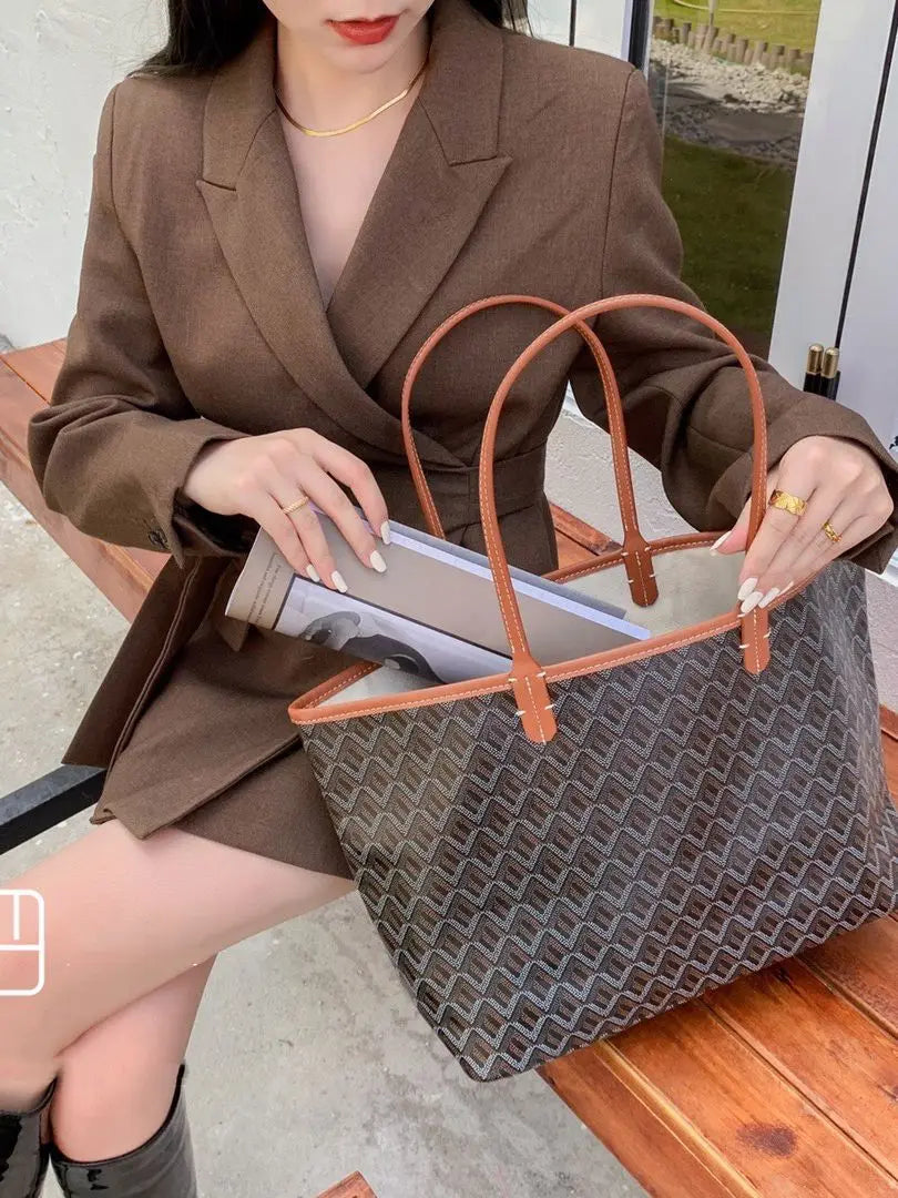 tote bags Big Shoulder Bags A+++ Leather Tote Bag Large Capacity Women Handbags Ladies Shopping Handbag Designer Handle Bags - Youks store