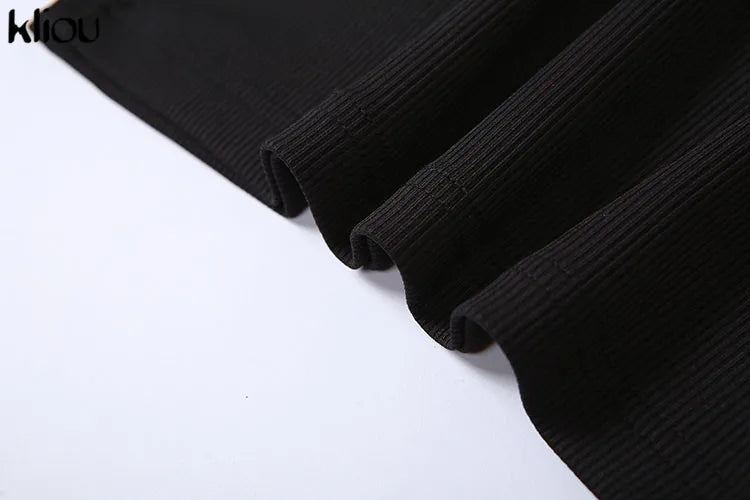 Kliou Elegant Office Lady Maxi Dress Women Solid Fashion Turn-down Collar Short Sleeve Button Side Slit Body-Shaping Street Robe - Youks store