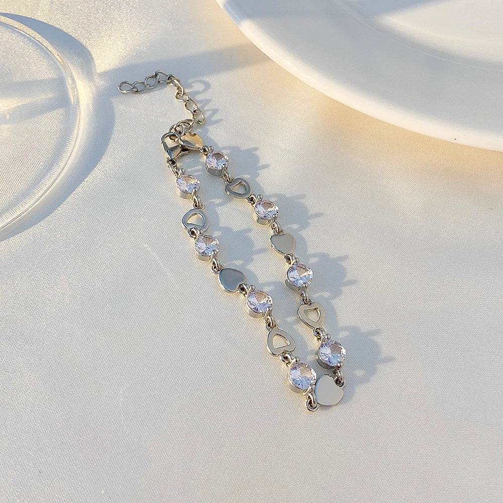 Elegant Black Crystal Eyes Snake Zircon Bracelet Women's Fashionable Personalized Daily Accessory Party Jewelry Birthday Gifts - Youks store