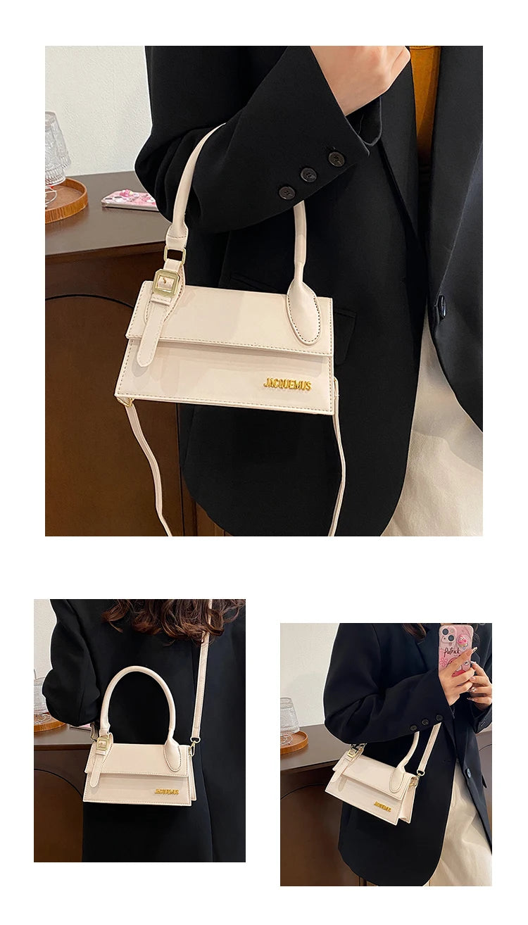 Fashionable Leather Crossbody Bag - Classic Vintage Style With Modern Twist & Luxury Gold-Tone Letter Logo - Youks store