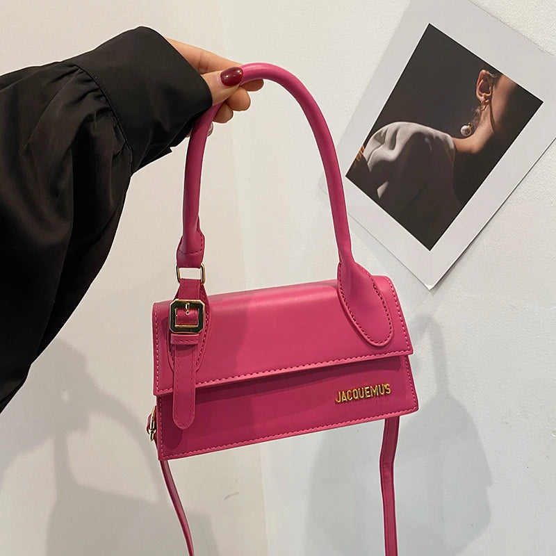 Fashionable Leather Crossbody Bag - Classic Vintage Style With Modern Twist & Luxury Gold-Tone Letter Logo - Youks store