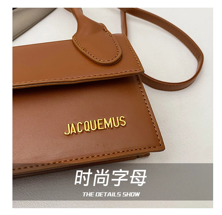 Fashionable Leather Crossbody Bag - Classic Vintage Style With Modern Twist & Luxury Gold-Tone Letter Logo - Youks store