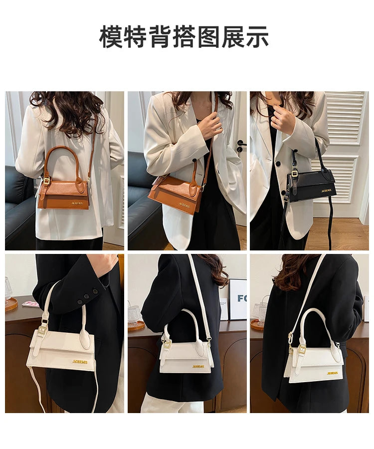Fashionable Leather Crossbody Bag - Classic Vintage Style With Modern Twist & Luxury Gold-Tone Letter Logo - Youks store