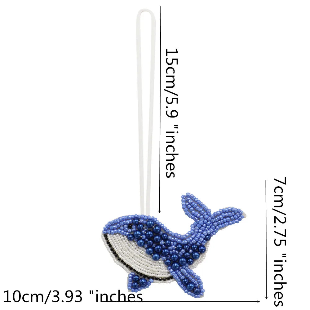 3D Handmade Rhinestone Beaded Coconut tree, butterfly hanging rope Patches Crystal Bag lanyard Patch beading Applique Patch - Youks store