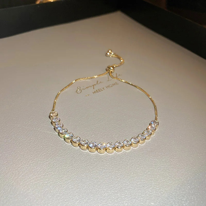 Elegant Black Crystal Eyes Snake Zircon Bracelet Women's Fashionable Personalized Daily Accessory Party Jewelry Birthday Gifts - Youks store