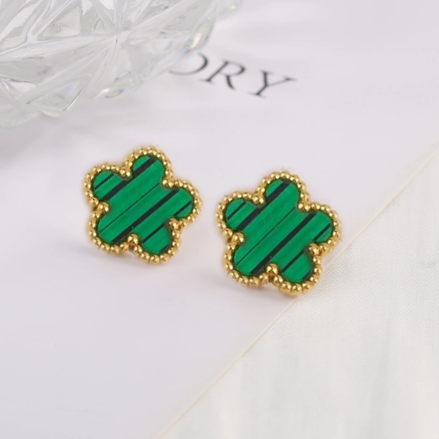 Hot Sale Stainless Steel Laser Five Leaf Flower Petal Adjustable Clover Bracelet Classic for Woman Girl Brand Jewelry Party Gift - Youks store