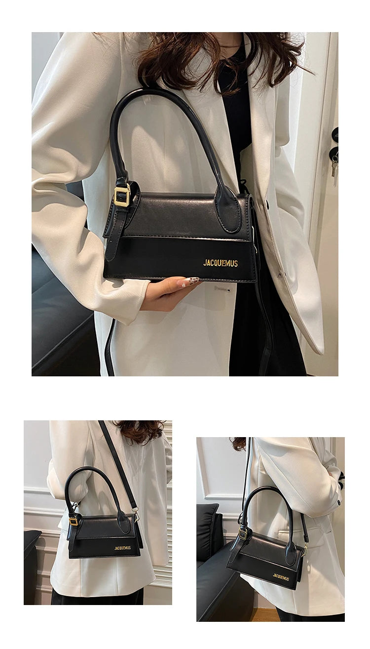 Fashionable Leather Crossbody Bag - Classic Vintage Style With Modern Twist & Luxury Gold-Tone Letter Logo - Youks store