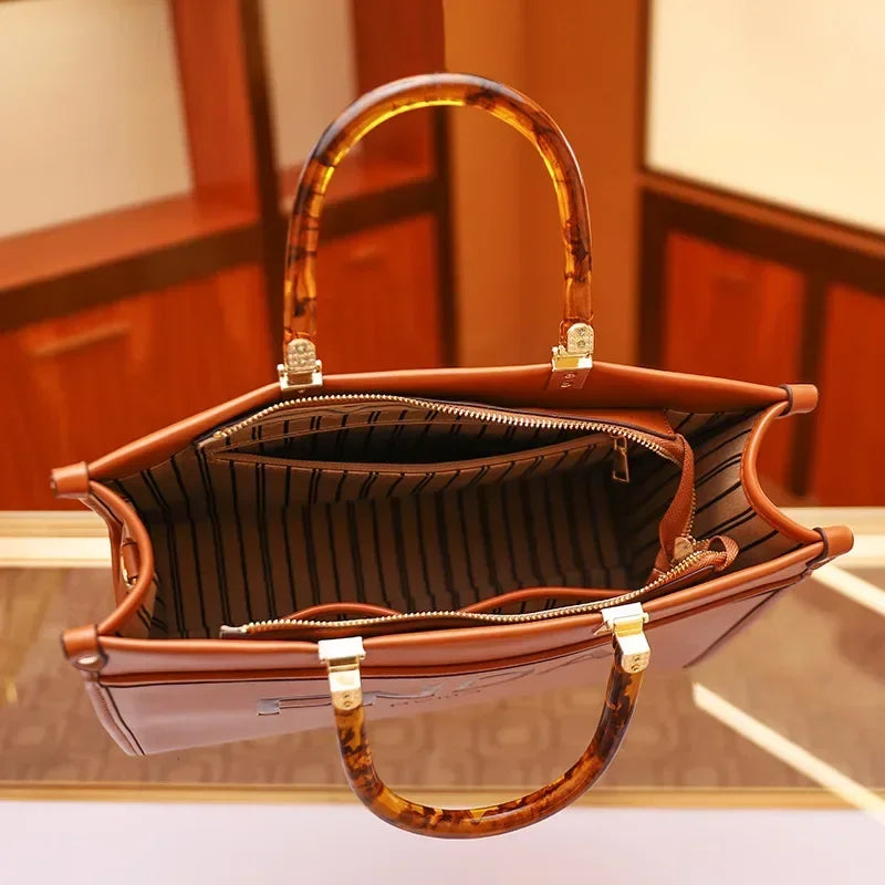 Fashion Luxury Designer Top Quality Women Handbag Soft Leather Shoulder bag female Crossbody Bags Woman Lady Simply Tote Purse - Youks store
