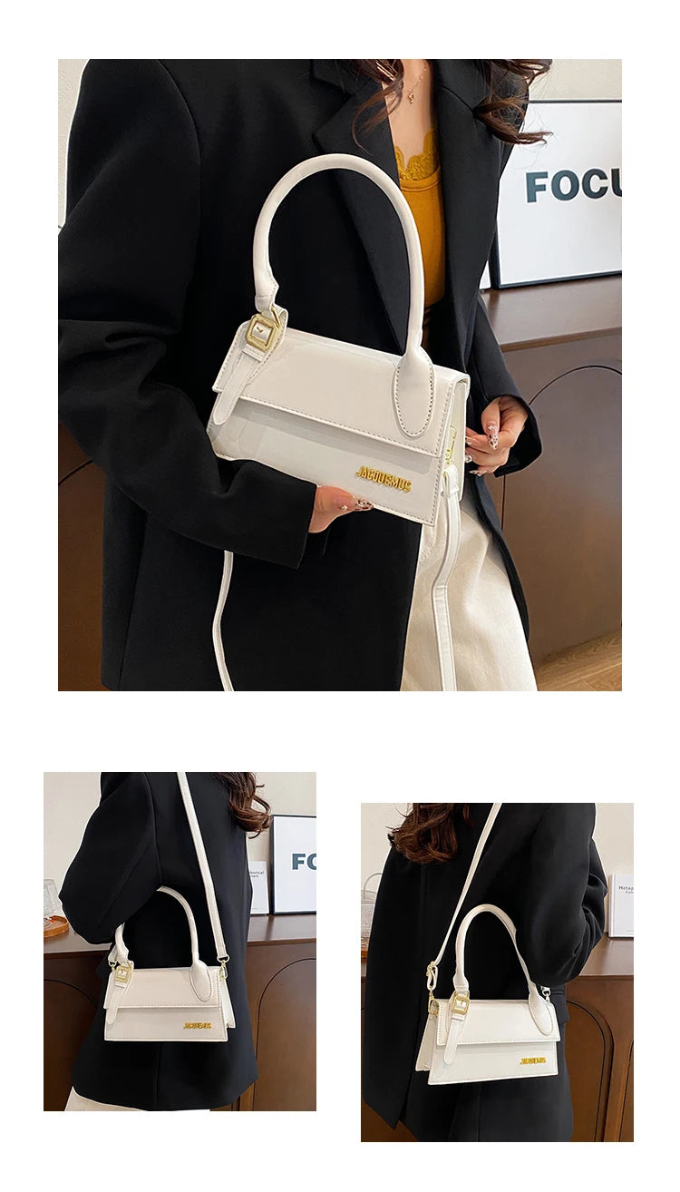 Fashionable Leather Crossbody Bag - Classic Vintage Style With Modern Twist & Luxury Gold-Tone Letter Logo - Youks store
