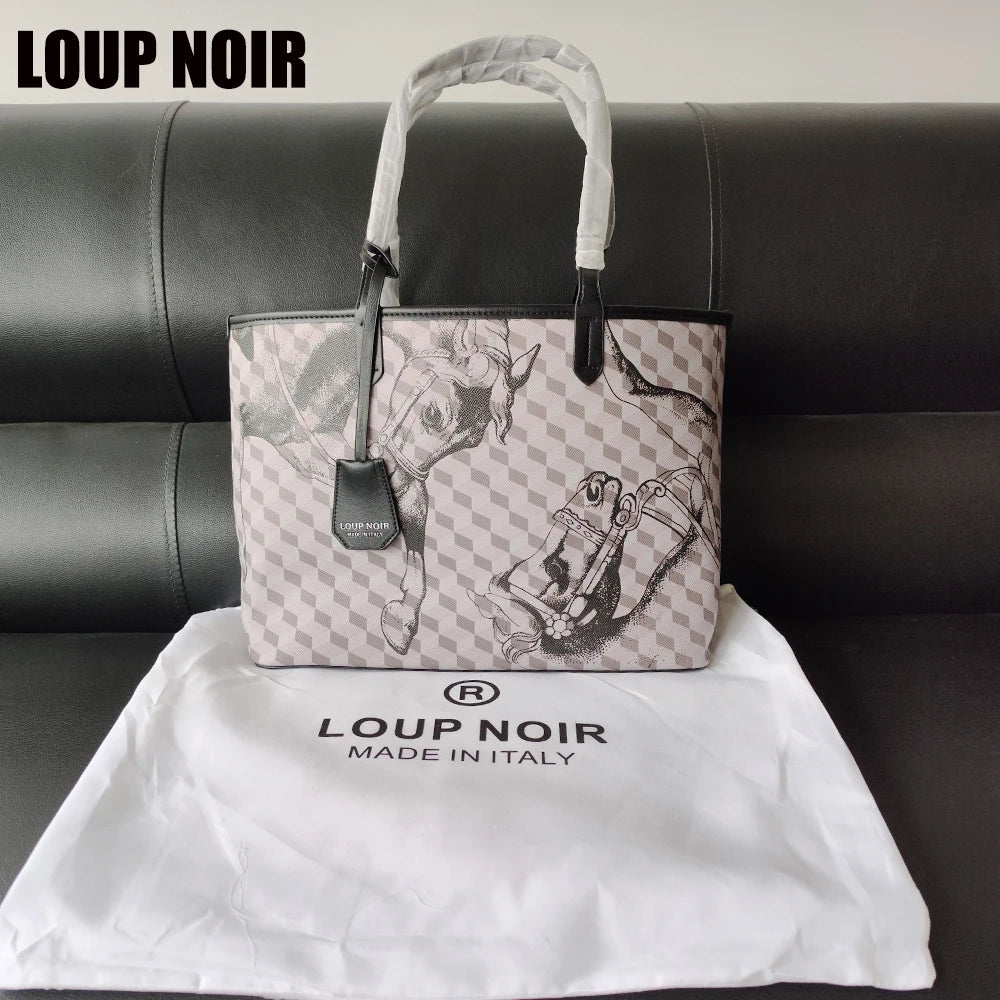 LOUP NOIR New Tote Bag for Women - Youks store
