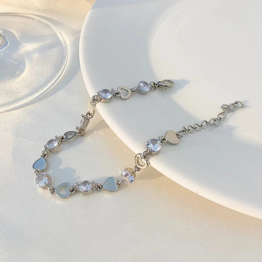 Elegant Black Crystal Eyes Snake Zircon Bracelet Women's Fashionable Personalized Daily Accessory Party Jewelry Birthday Gifts - Youks store