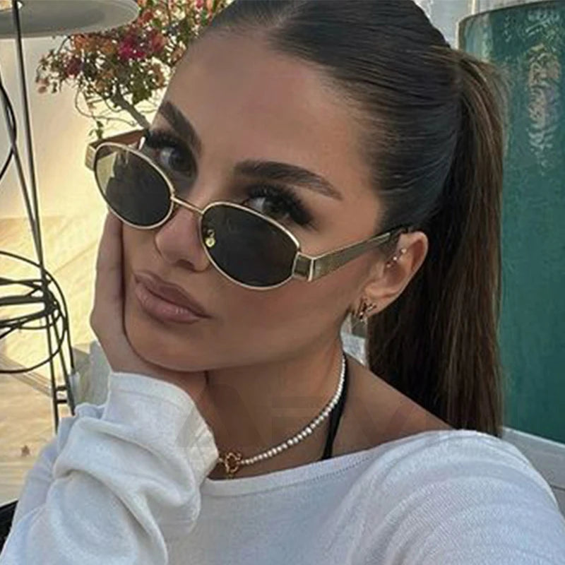Fashion Oval Sunglasses Women - Youks store