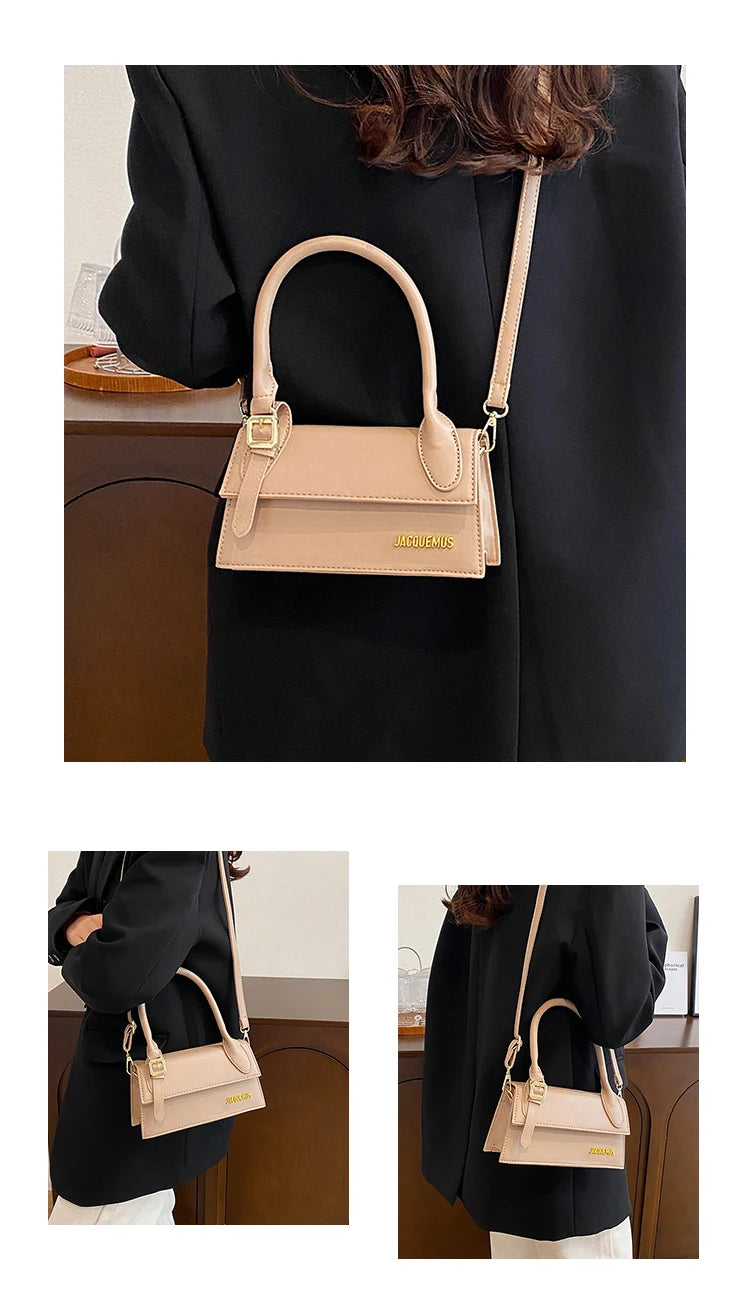 Fashionable Leather Crossbody Bag - Classic Vintage Style With Modern Twist & Luxury Gold-Tone Letter Logo - Youks store