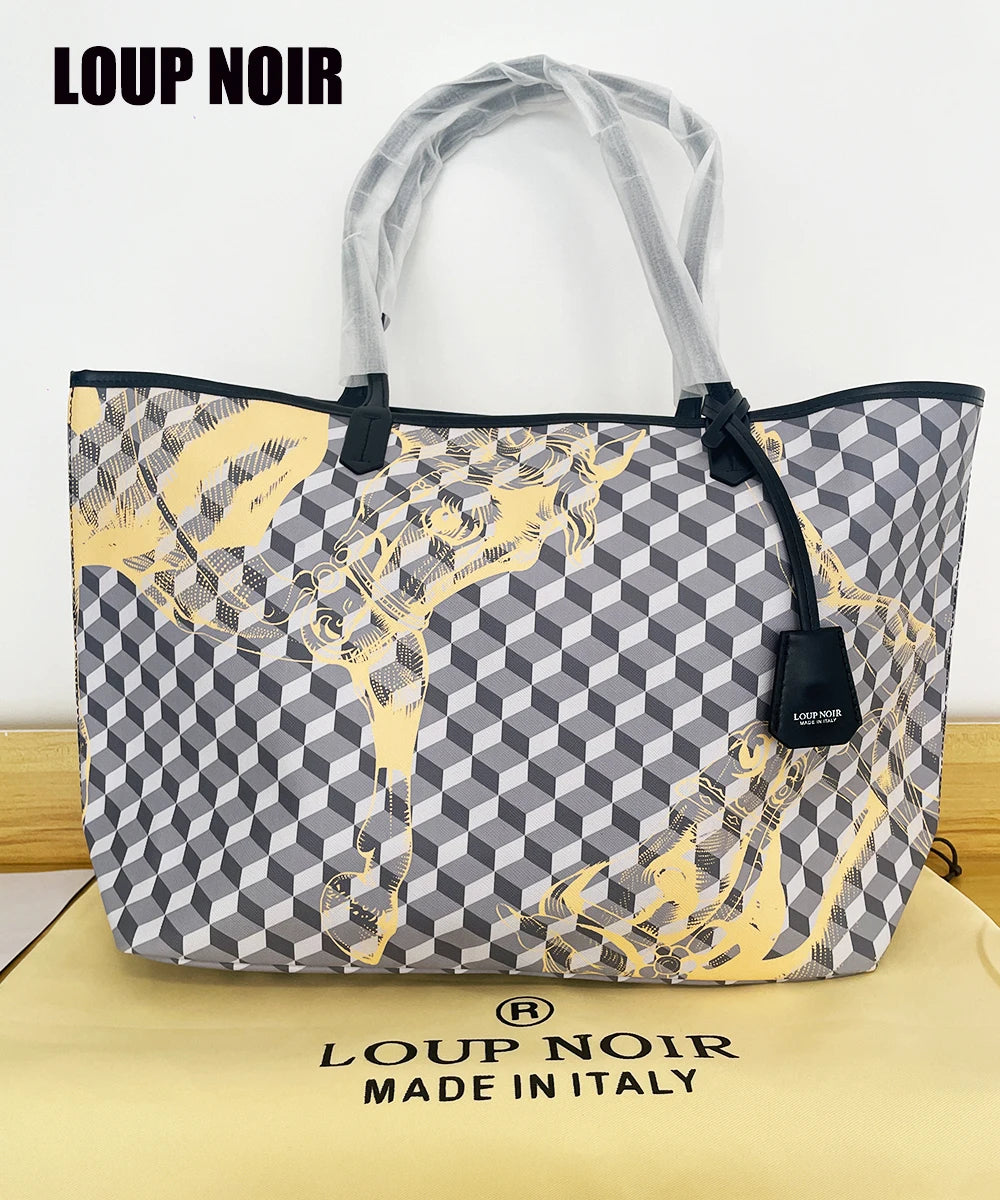 LOUP NOIR New Tote Bag for Women - Youks store