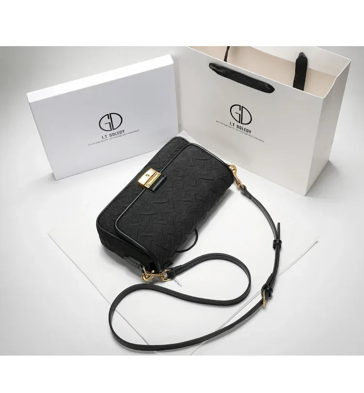 Niche design transfer bead pleated armpit bag bag women's 2024 new fashion crossbody bag - Youks store
