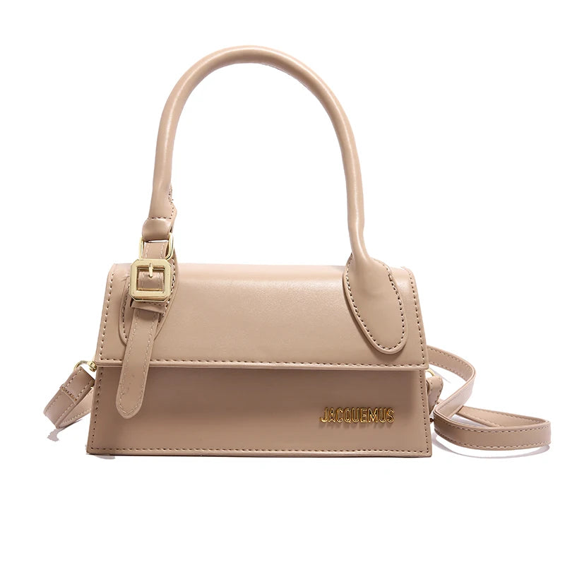 Fashionable Leather Crossbody Bag - Classic Vintage Style With Modern Twist & Luxury Gold-Tone Letter Logo - Youks store