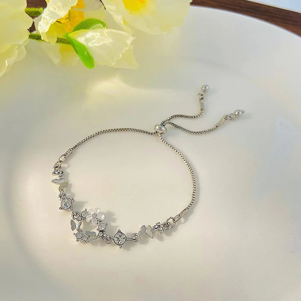 Elegant Black Crystal Eyes Snake Zircon Bracelet Women's Fashionable Personalized Daily Accessory Party Jewelry Birthday Gifts - Youks store