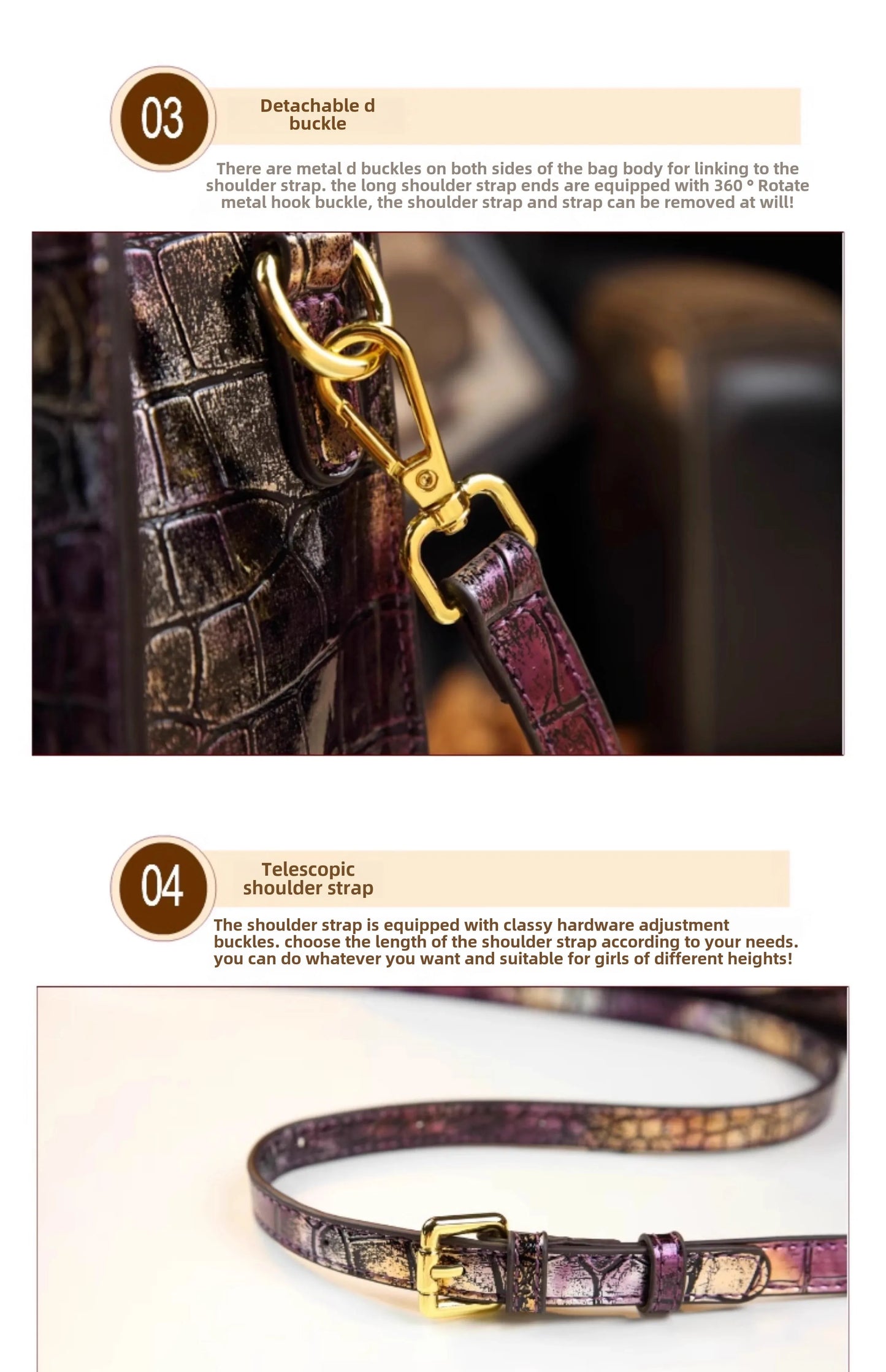 2025 new spring all-match alligator pattern atmosphere middle-aged women's bag large capacity Tote bag - Youks store