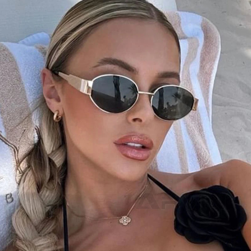 Fashion Oval Sunglasses Women - Youks store