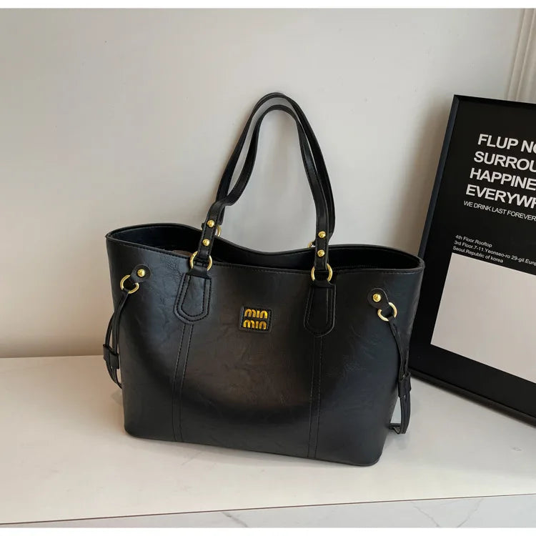 2025 Spring And Autumn Handheld Tote Bag High End Small Fragrant Style Large Capacity Single Shoulder New Korean Edition Commute - Youks store