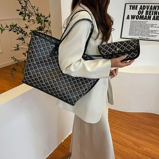 tote bags Big Shoulder Bags A+++ Leather Tote Bag Large Capacity Women Handbags Ladies Shopping Handbag Designer Handle Bags - Youks store