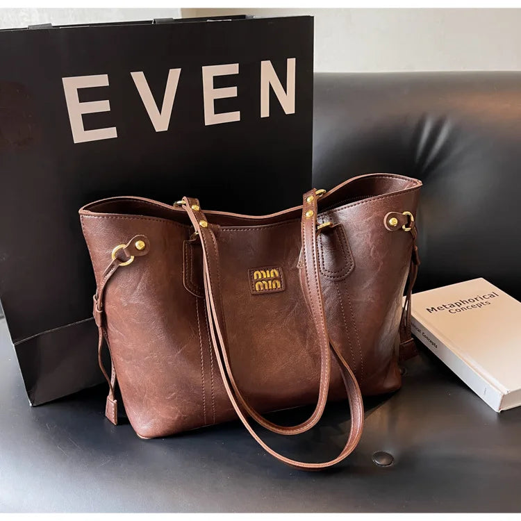 2025 Spring And Autumn Handheld Tote Bag High End Small Fragrant Style Large Capacity Single Shoulder New Korean Edition Commute - Youks store