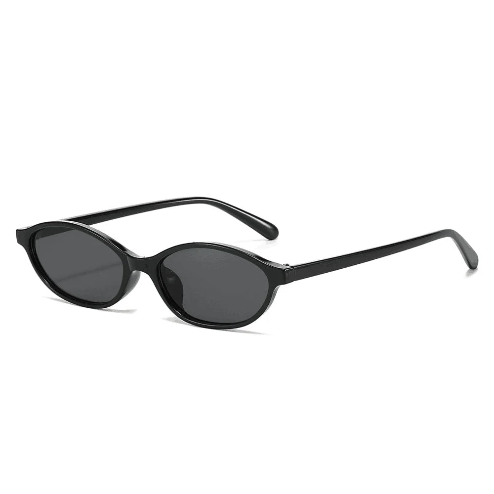 2024 Women's Leopard Brown Sunglasses Fashion Brand Small Frame Sun Glasses Ladies Retro Oval Eyewear Shade Oculus De Sol - Youks store