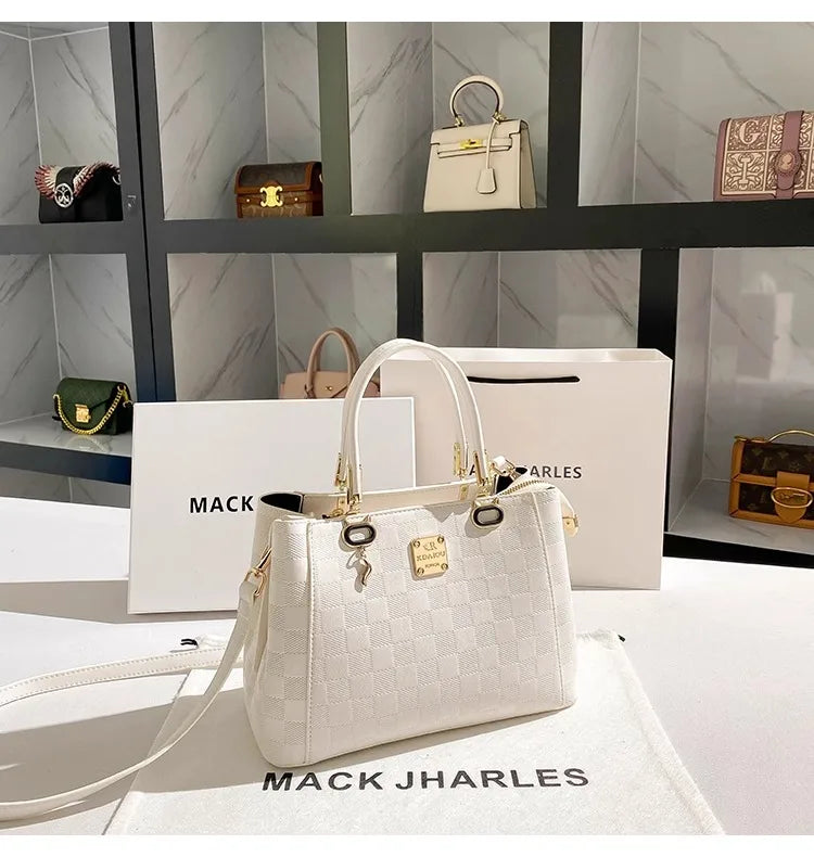 Luxury and Elegant Handheld Tote Bag with Simple and Versatile Women's New Fashion and Classic Handbag for Important Occasion - Youks store
