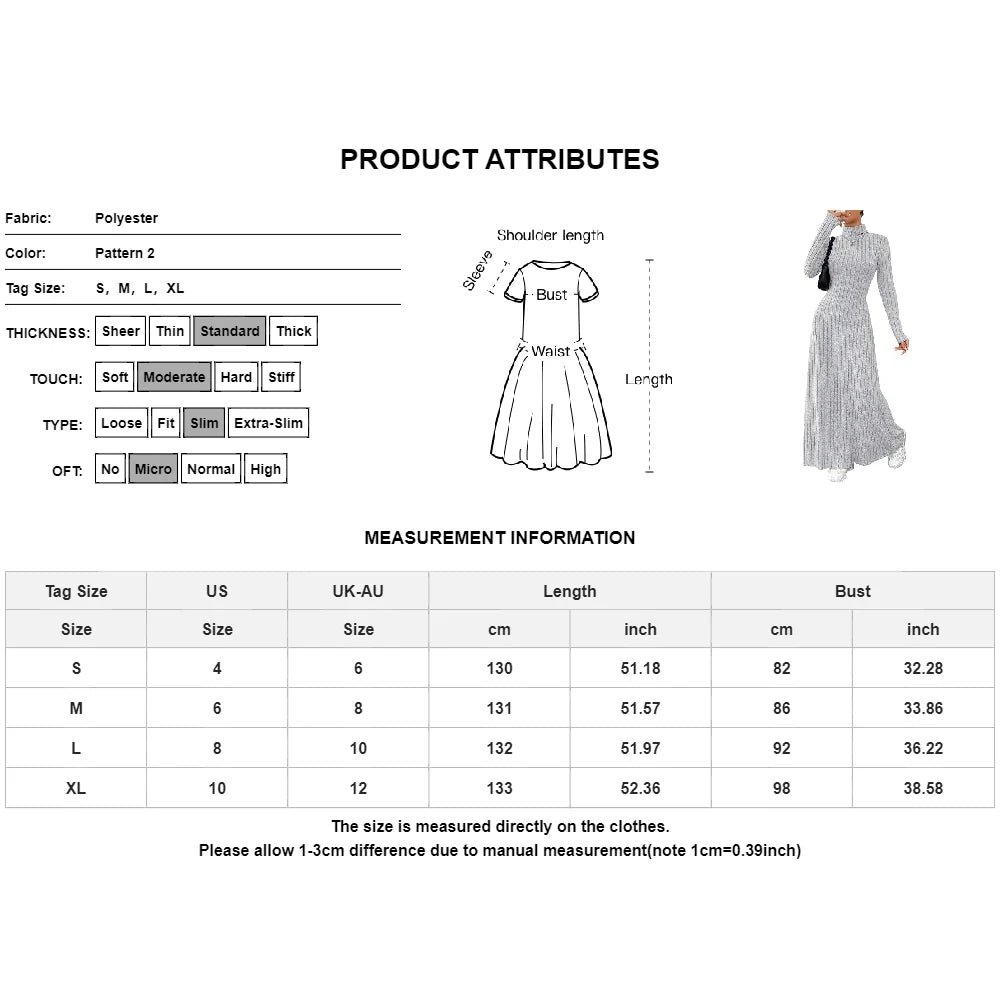 Women Elegant Bodycon Knit Dress Autumn Winter Hooded Turtleneck Temperament Slim Long Sleeve Solid Ribbed Long Dress Streetwear - Youks store