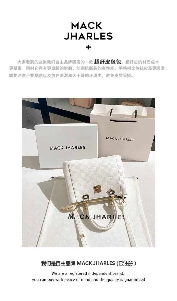 Luxury and Elegant Handheld Tote Bag with Simple and Versatile Women's New Fashion and Classic Handbag for Important Occasion - Youks store