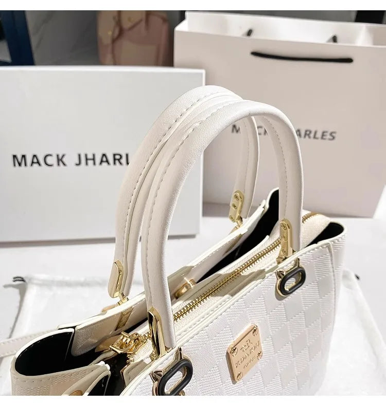 Luxury and Elegant Handheld Tote Bag with Simple and Versatile Women's New Fashion and Classic Handbag for Important Occasion - Youks store