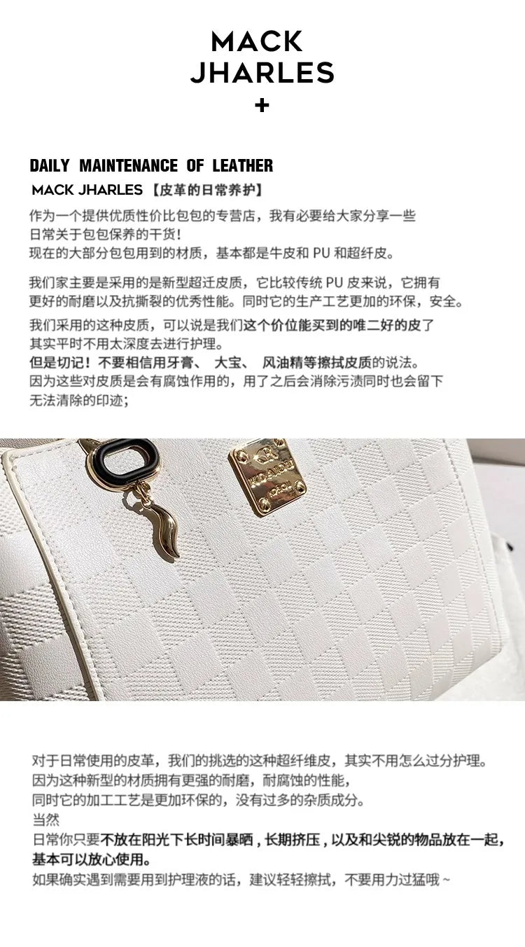 Luxury and Elegant Handheld Tote Bag with Simple and Versatile Women's New Fashion and Classic Handbag for Important Occasion - Youks store