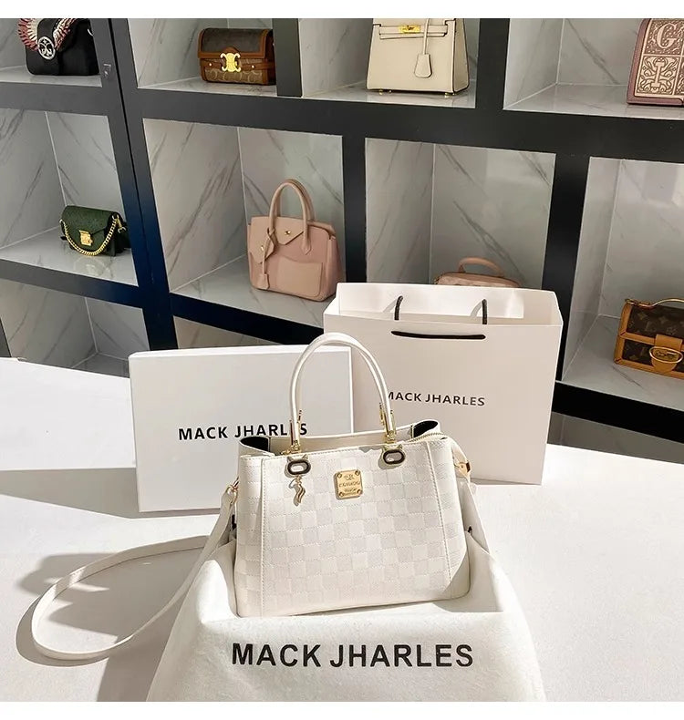 Luxury and Elegant Handheld Tote Bag with Simple and Versatile Women's New Fashion and Classic Handbag for Important Occasion - Youks store