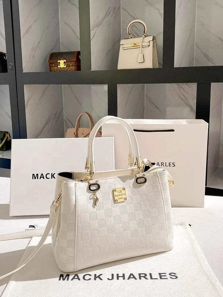 Luxury and Elegant Handheld Tote Bag with Simple and Versatile Women's New Fashion and Classic Handbag for Important Occasion - Youks store