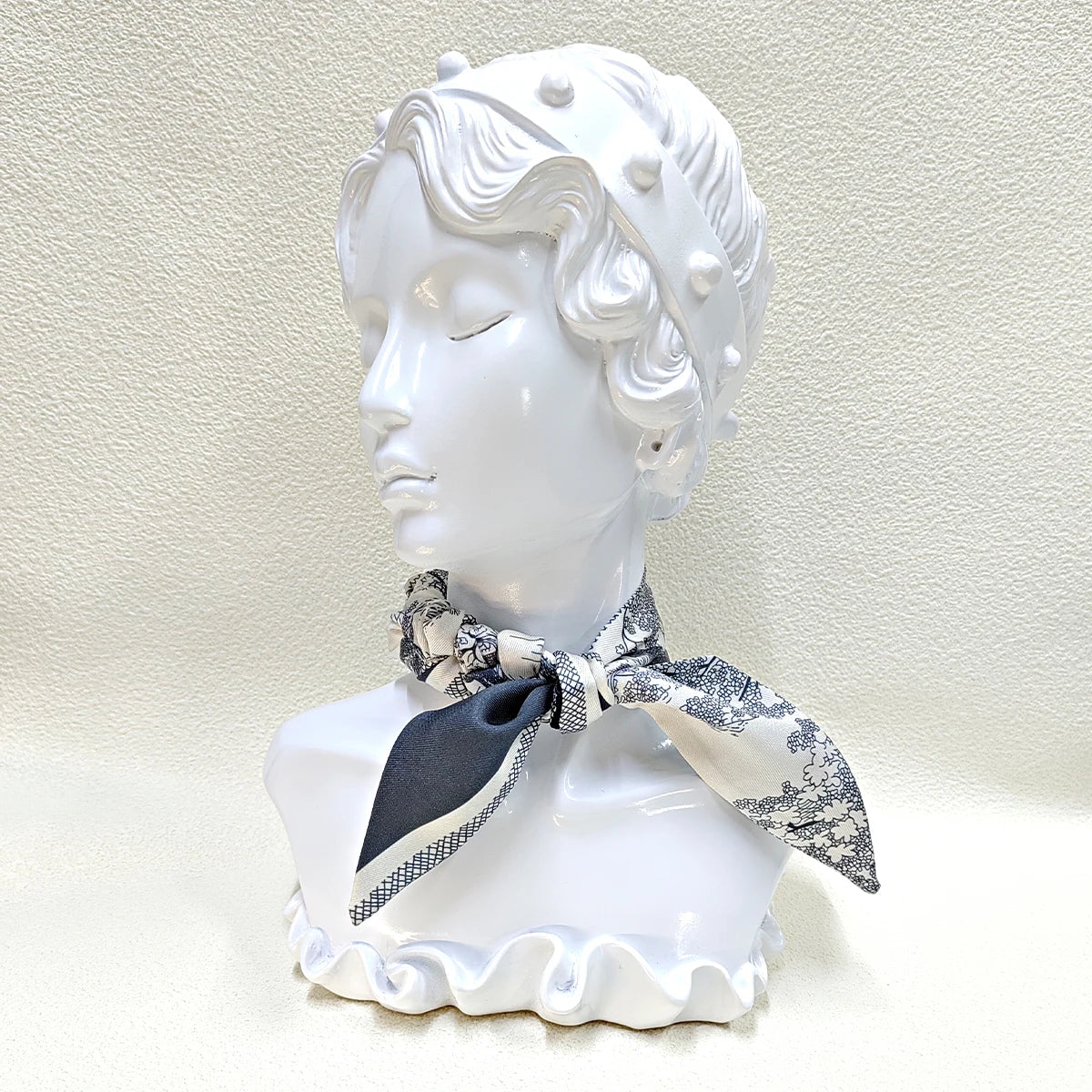 2024 Versatile New Plant Jungle Ladies Pointy Ribbon Bag Handbag Handle Ribbon Scarf Package Band Hair Head Handle ribbon scarf - Youks store