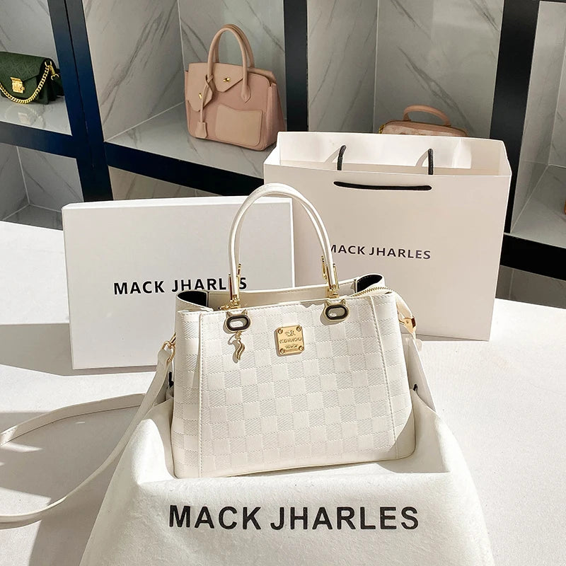 Luxury and Elegant Handheld Tote Bag with Simple and Versatile Women's New Fashion and Classic Handbag for Important Occasion - Youks store