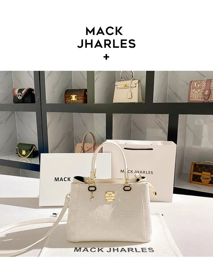 Luxury and Elegant Handheld Tote Bag with Simple and Versatile Women's New Fashion and Classic Handbag for Important Occasion - Youks store