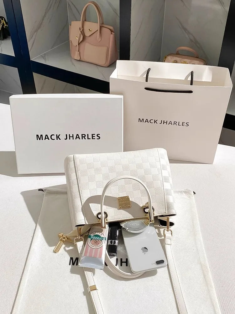 Luxury and Elegant Handheld Tote Bag with Simple and Versatile Women's New Fashion and Classic Handbag for Important Occasion - Youks store